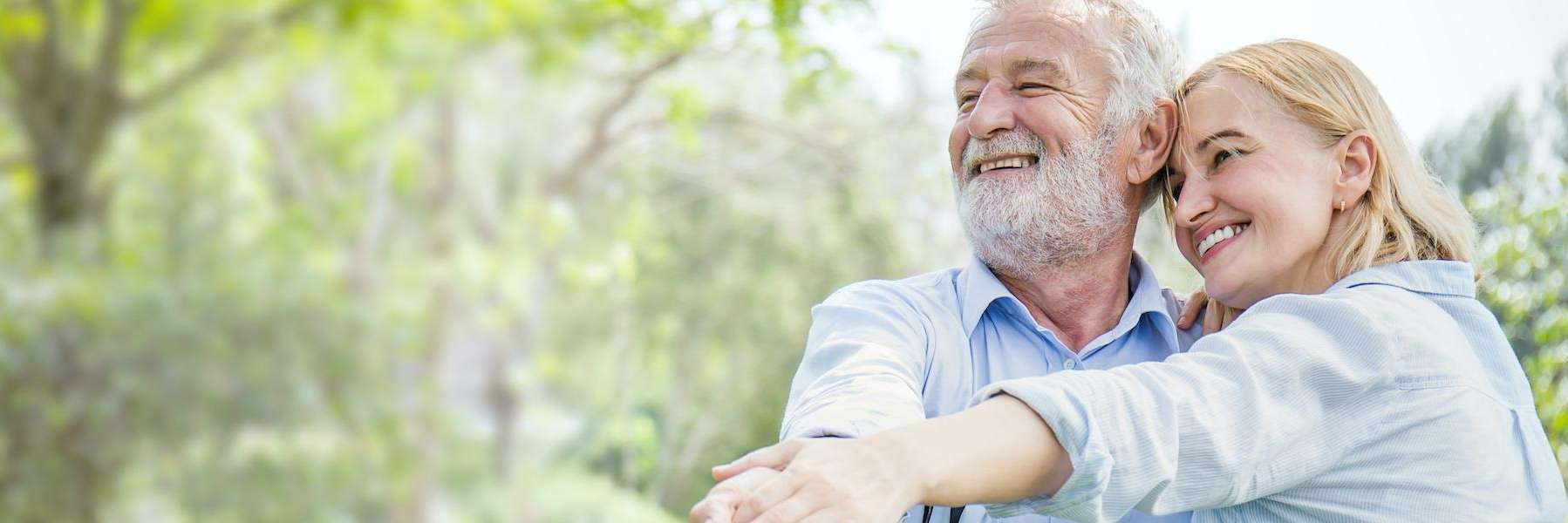 older couple smiling