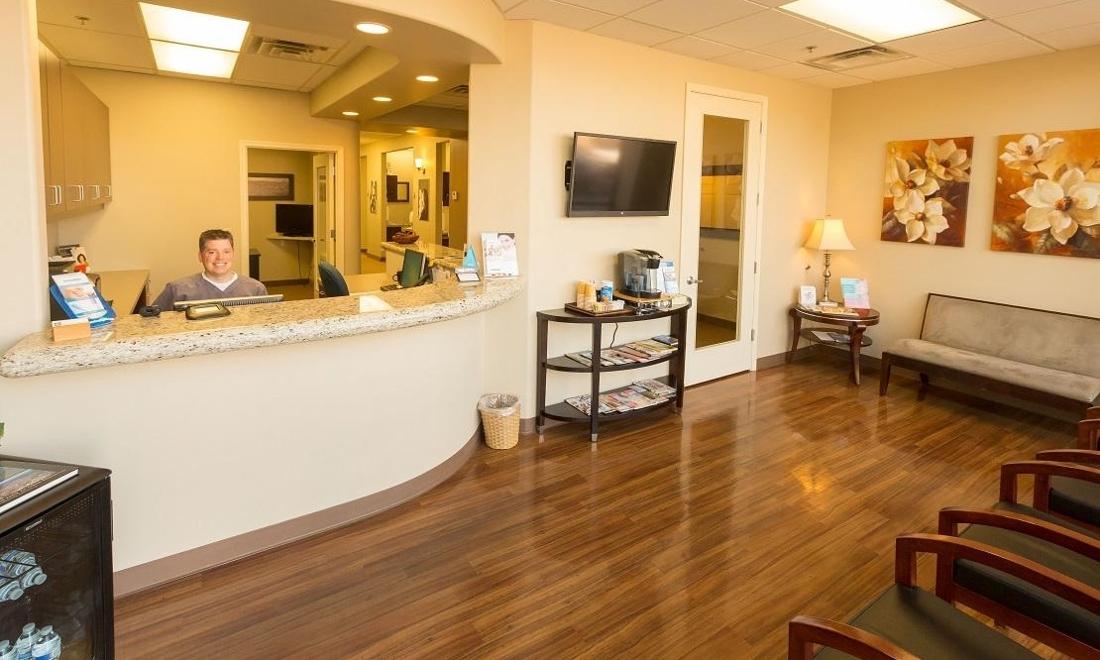 Front Desk The waiting room at Arcadia dentistry in Phoenix